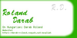 roland darab business card